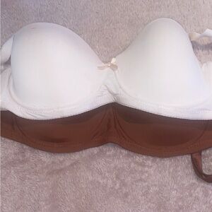 Everyday Smooth Convertible Bra - White/ Brown